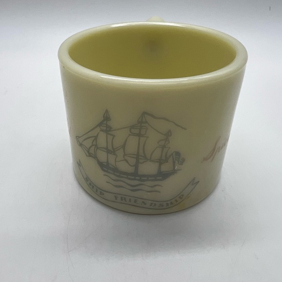 Old Spice Early American Vintage Cream Mug with Ship Design - Picture 1 of 16